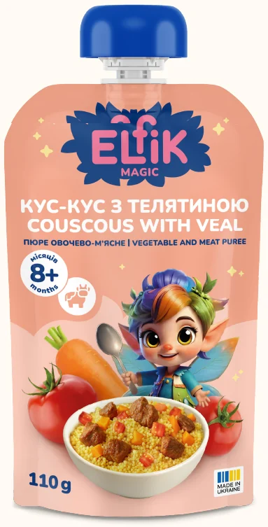 Кус-кус з телятиною Elfik Magic, 110 г