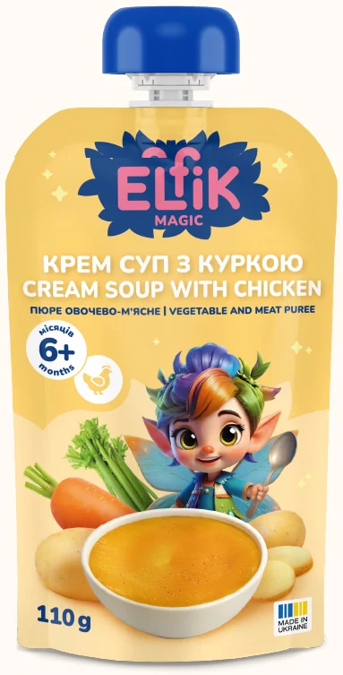 Крем суп з куркою Elfik Magic, 110 г