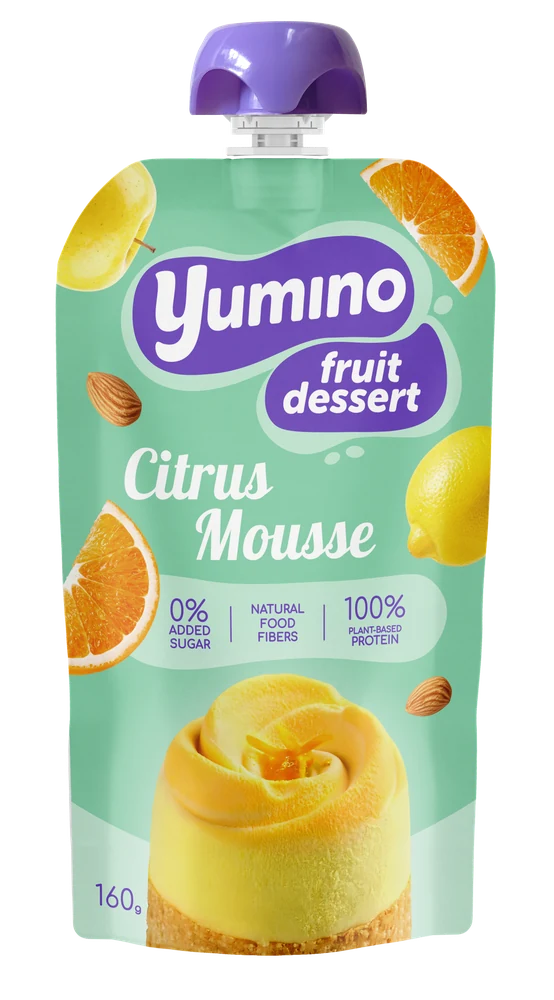 Фруктовий десерт Yumino Citrus Mousse, пауч 160 г