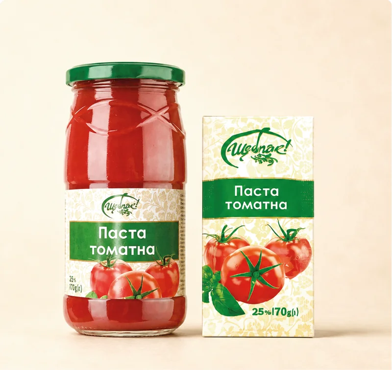 ТОМАТНА ПАСТА — для ТМ «Ще б пак!»