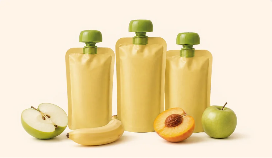 Дитяче харчування Private Label: фруктові пюре у паучах