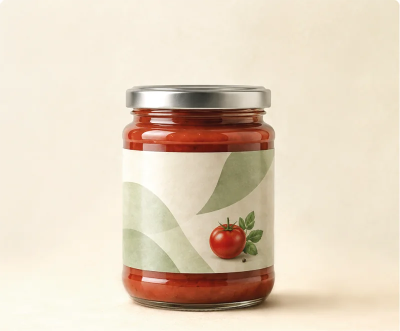 Склобанка з соусом — класичний формат Private Label